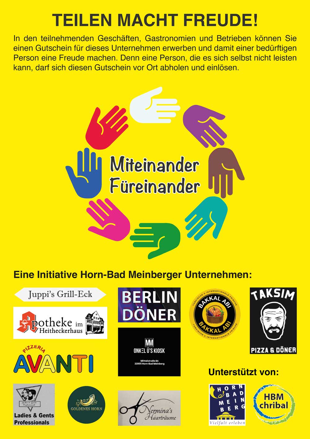 miteinander fuereinander gr