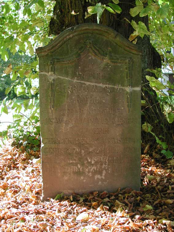 Grabstein Rhode Grabstein Rhode